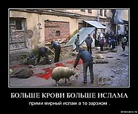 БОЛЬШЕ КРОВИ БОЛЬШЕ ИСЛАМА прими мирный ислам а то зарэжэм .