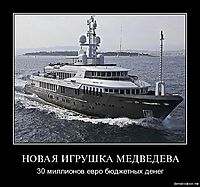 НОВАЯ ИГРУШКА МЕДВЕДЕВА 30 миллионов евро бюджетных денег