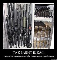 ТАК ЗАБИТ ШКАФ у каждого уважающего себя гражданина швейцарии