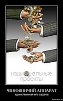 ЧИНОВНИЧИЙ АППАРАТ единственная его задача