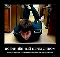 ПОДЧИНЁННЫЙ ПЕРЕД ЛИЦОМ начальствующим должен иметь вид лихой и придурковатый