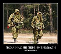 ПОКА НАС НЕ ПЕРЕИМЕНОВАЛИ валим в лес