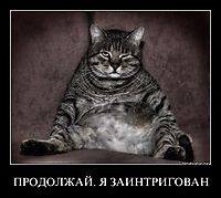 ПРОДОЛЖАЙ. Я ЗАИНТРИГОВАН 