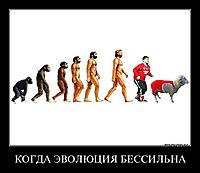 КОГДА ЭВОЛЮЦИЯ БЕССИЛЬНА 