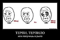 ТЕРПИ, ТЕРПИЛО или получишь в рыло