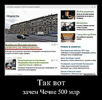 Так вот зачем Чечне 500 млр