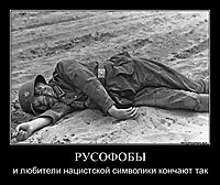 РУСОФОБЫ и любители нацистской символики кончают так