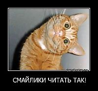 СМАЙЛИКИ ЧИТАТЬ ТАК! 