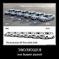 ЭВОЛЮЦИЯ она бывает разной