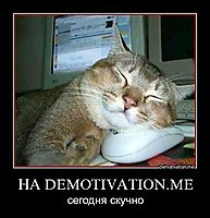 НА DEMOTIVATION.ME сегодня скучно
