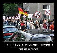 IN EVERY CAPITAL OF EUROPE!!!! muslims, go home!!!!