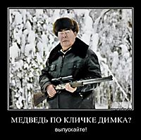 МЕДВЕДЬ ПО КЛИЧКЕ ДИМКА? выпускайте!