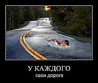 У КАЖДОГО своя дорога