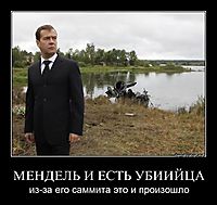 МЕНДЕЛЬ И ЕСТЬ УБИИЙЦА из-за его саммита это и произошло