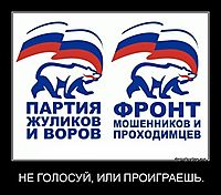 НЕ ГОЛОСУЙ, ИЛИ ПРОИГРАЕШЬ. 