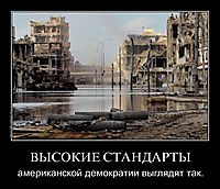 ВЫСОКИЕ СТАНДАРТЫ американской демократии выглядят так.