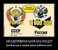 МОДЕРНИЗАЦИЯ НАЛИЦО! все больше в нашей сране рабочих мест