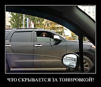 ЧТО СКРЫВАЕТСЯ ЗА ТОНИРОВКОЙ? 
