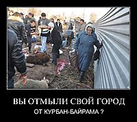 ВЫ ОТМЫЛИ СВОЙ ГОРОД ОТ КУРБАН-БАЙРАМА ?