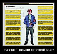 РУССКИЙ, ПОМНИ КТО ТВОЙ ВРАГ! 