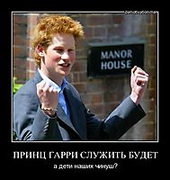 ПРИНЦ ГАРРИ СЛУЖИТЬ БУДЕТ а дети наших чинуш?