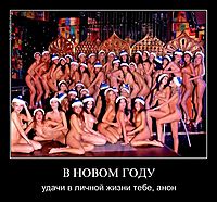 В НОВОМ ГОДУ удачи в личной жизни тебе, анон