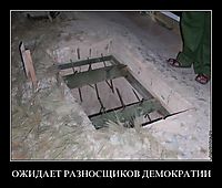 ОЖИДАЕТ РАЗНОСЩИКОВ ДЕМОКРАТИИ