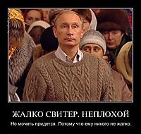 ЖАЛКО СВИТЕР, НЕПЛОХОЙ Но мочить придется. Потому что ему никого не жалко.