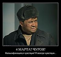 4 МАРТА? ЧУРОВ? Фальсификация,я чувствую! Я всегда чувствую...