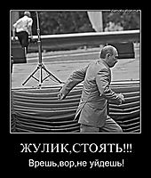 ЖУЛИК,СТОЯТЬ!!! Врешь,вор,не уйдешь!