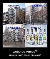 дорогое жилье? ничего. зато водка дешевая!