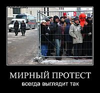 МИРНЫЙ ПРОТЕСТ всегда выглядит так