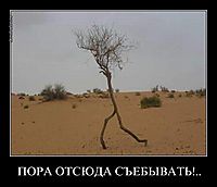 ПОРА ОТСЮДА СЪЕБЫВАТЬ!.. 