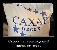 Скоро и в твоём подвале! выборы как никак...