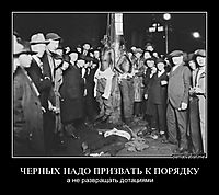 ЧЕРНЫХ НАДО ПРИЗВАТЬ К ПОРЯДКУ а не развращать дотациями