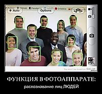 ФУНКЦИЯ В ФОТОАППАРАТЕ: распознавание лиц ЛЮДЕЙ