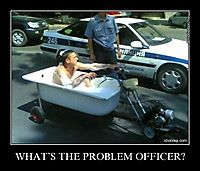 WHAT’S THE PROBLEM OFFICER? 