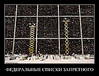 ФЕДЕРАЛЬНЫЕ СПИСКИ ЗАПРЕТНОГО 