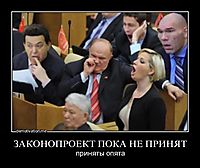 ЗАКОНОПРОЕКТ ПОКА НЕ ПРИНЯТ приняты опята