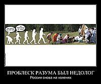 ПРОБЛЕСК РАЗУМА БЫЛ НЕДОЛОГ Россия снова на коленях