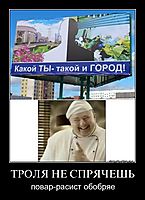 ТРОЛЯ НЕ СПРЯЧЕШЬ повар-расист обобряе