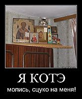 Я КОТЭ молись, сцуко на меня!