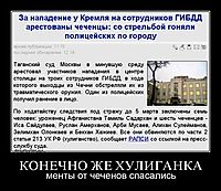 КОНЕЧНО ЖЕ ХУЛИГАНКА менты от чеченов спасались