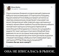 ОНА НЕ ВПИСАЛАСЬ В РЫНОК. 