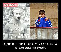 ОДИН Я НЕ ПОНИМАЮ БЫДЛО которое болеет за футбол?