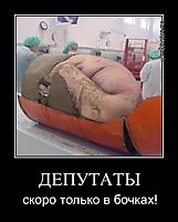 ДЕПУТАТЫ скоро только в бочках!