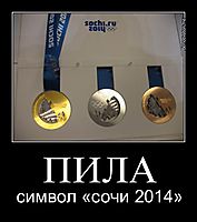 ПИЛА символ «сочи 2014»
