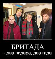 БРИГАДА - два пидара, два гада