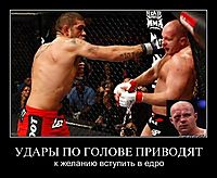 УДАРЫ ПО ГОЛОВЕ ПРИВОДЯТ к желанию вступить в едро