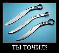 ТЫ ТОЧИЛ? 